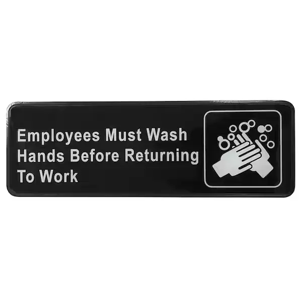 Hand Wash Sign