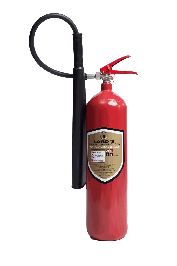 [FIR-08990] Lords Co2 Fire Extinguisher 5Kg ( EN3-BSI Approved ISO 9001 Certified )