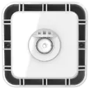 Zeta Conventional Xtratone Sounder Beacon, White Plastic, White Flash [42-609 ZXTB/W]