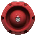 Zeta Addressable Raptor Sounder Beacon, Red Plastic, White Flash [42-637 ZRAPB/R]