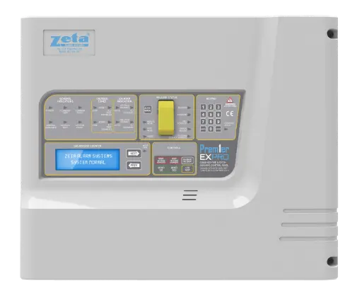 [37-096M EX-PRO/M] [37-096M Ex-Pro/M] Premier Ex Pro Combined Fire & Extinguishing Panel C/W Metal Enclosure
