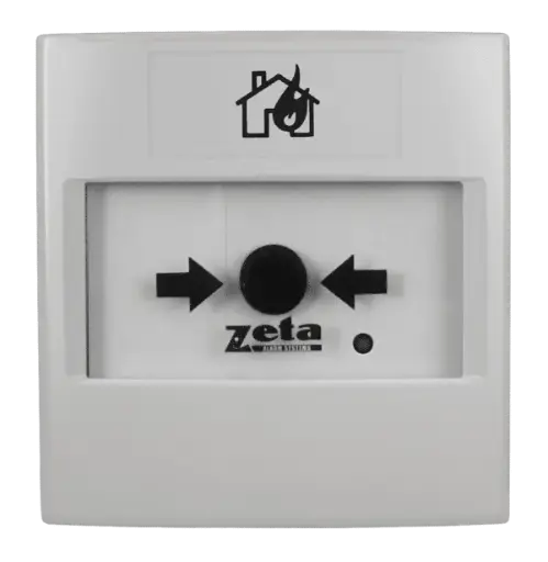 [43-623ZT-CP3/AD/W] [43-623ZT-CP3/AD/W] Zeta Addressable Surface Mount Manual Call Point White
