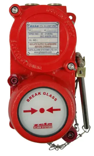 [43-310/ ZTBG-EXDIP65] [43-310/ ZTBG-EXDIP65] Zeta Explosion Proof Manual Break Glass Unit