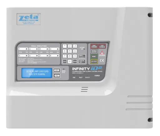 [37-661 ID2/4] [37-661 ID2/4] Zeta Infinity Id2 - 4 Zone Fire Panel Id2/4