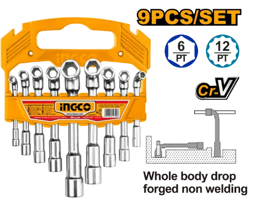 [LASWT0901] Ingco Angeld Socket Wrench Set [LASWT0901]