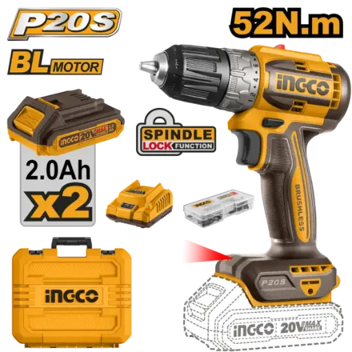 [CDLI20453] Ingco Brushless Cordless Drill [CDLI20453]