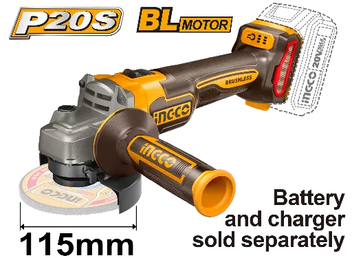 [CAGLI21154] Ingco Cordless Angle Grinder [CAGLI21154]
