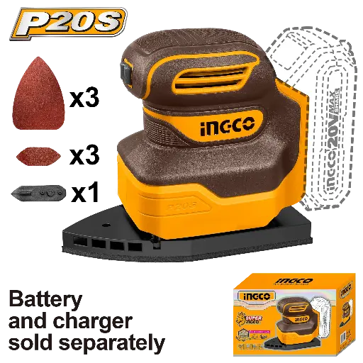 [CPSLI2014] Ingco Cordless Palm Sander [CPSLI2014]