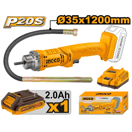 [CCVLI2023011] Ingco Cordless Concrete Vibrator [CCVLI2023011]