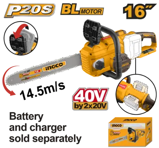 [CGSLI40168] Ingco Cordless Chain Saw [CGSLI40168]
