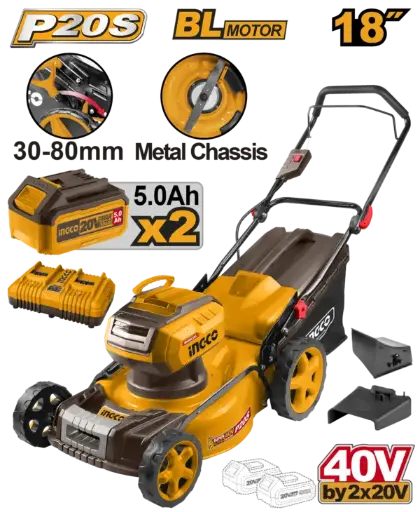 [LMLI20186] Ingco Cordless Lawn Mower [LMLI20186]