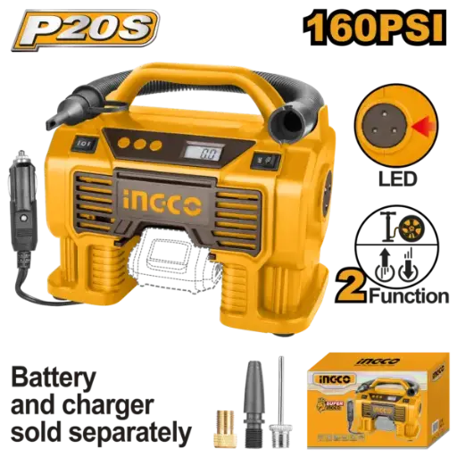 [CACLI2002] Ingco Cordless Auto Air Compressor [CACLI2002]