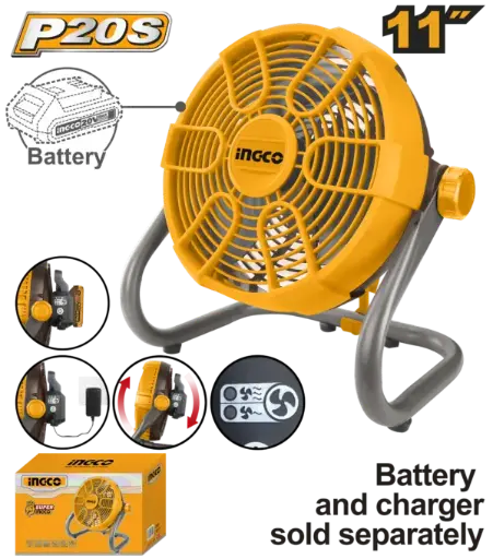 [CFALI2002] Ingco Cordless Fan [CFALI2002]