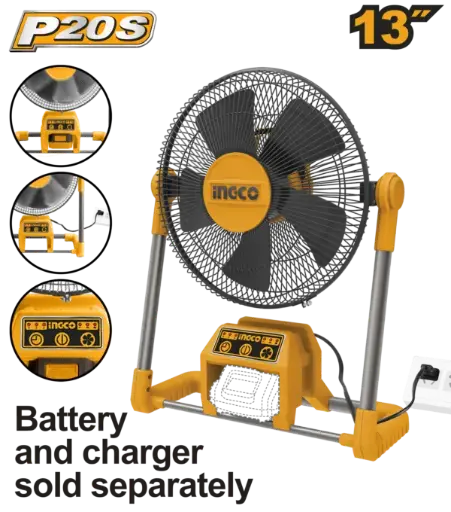[CFALI2001] Ingco Cordless Fan [CFALI2001]