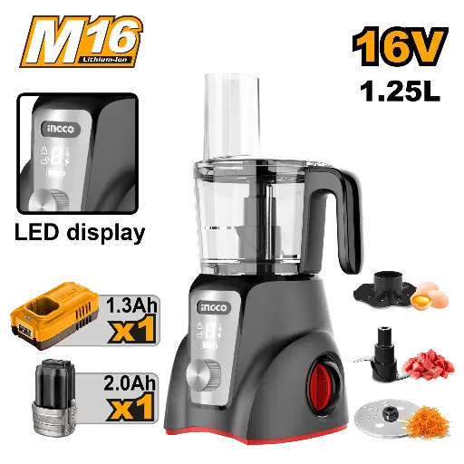 [CFP027K] Ingco Cordless Food Processor [CFP027K]