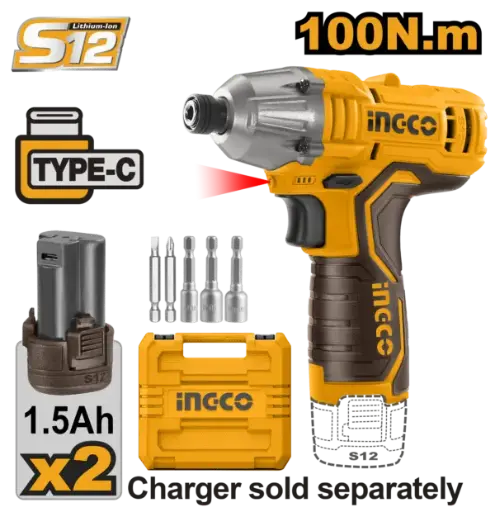 [CIRLI12015] Ingco Cordless Impact Driver [CIRLI12015]