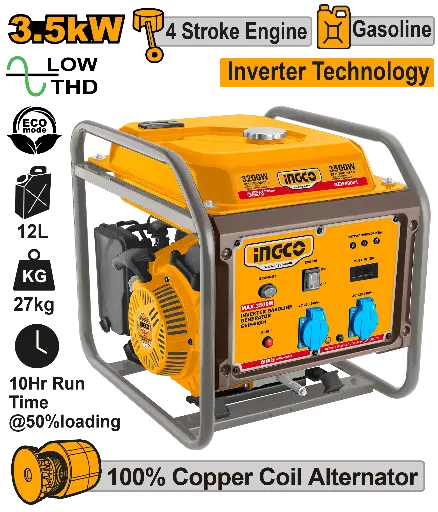 [GEIF40001] Ingco Inverter Gasoline Generator [GEIF40001]