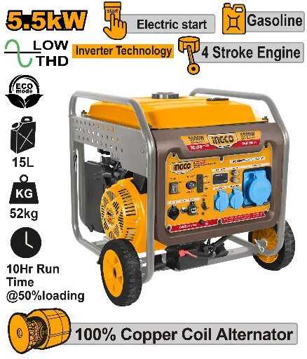 [GEIF55001] Ingco Inverter Gasoline Generator [GEIF55001]