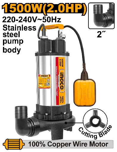 [SPDB15008] Ingco Sewage Submersible Pump [SPDB15008]