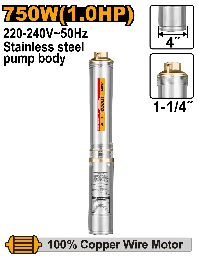 [DWP7501] Ingco 4" Deep Well Pump [DWP7501]