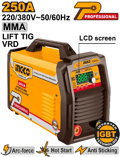 [ING-MMA25079] Ingco Inverter Mma/Tig Lift Welding Machine [ING-MMA25079]