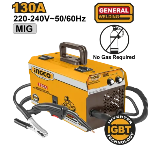 [ING-FC13012] Ingco Inverter Flux Cord Arc Welding(Fcaw) Machine [ING-FC13012]