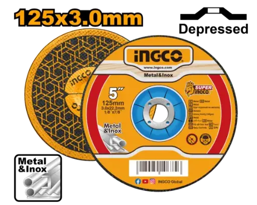 [MCD301251] Ingco Abrasive Metal Cutting Disc [MCD301251]