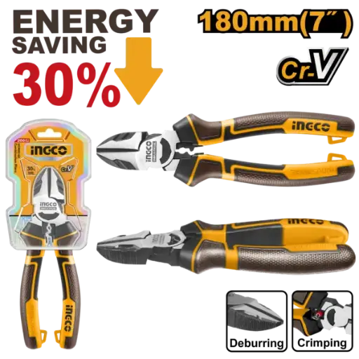[HHLDCP28180] Ingco High Leverage Diagonal Cutting Pliers [HHLDCP28180]