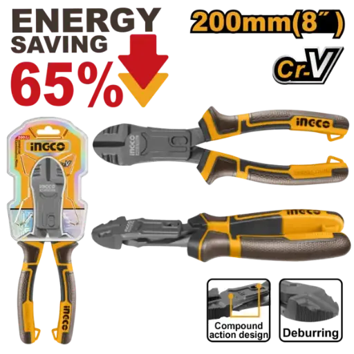 [HCDCP58200] Ingco Compound Action Diagonal Cutting Pliers [HCDCP58200]