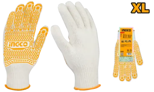 [HGVK05] Ingco Knitted&Pvc Dots Gloves [HGVK05]
