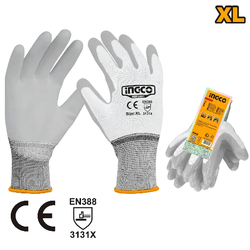 [HGPUG01] Ingco Pu Coated Gloves [HGPUG01]