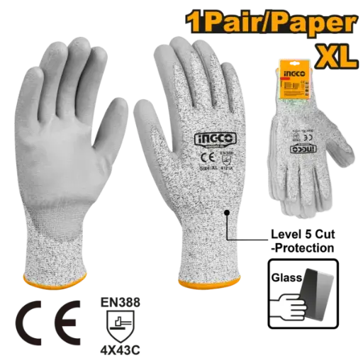 [HGCG02-XL] Ingco Cut-Resistance Gloves [HGCG02-XL]