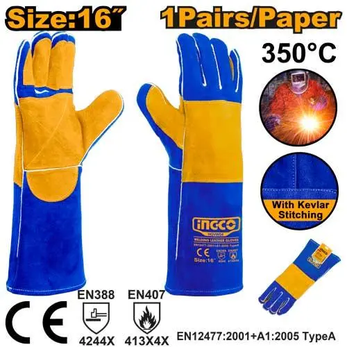 [HGVW04] Ingco Welding Leather Gloves [HGVW04]