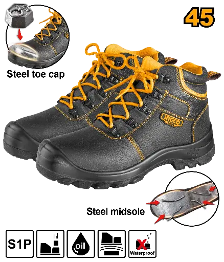 [SSH04S1P.45] Ingco Safety Boots [SSH04S1P.45]