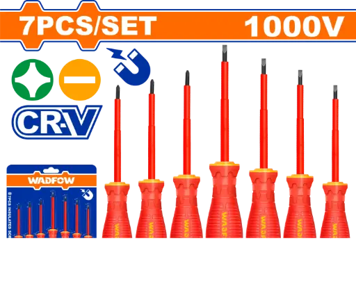 [WSS7407] Wadfow 7 Pcs Insulated Screwdriver Set [WSS7407]