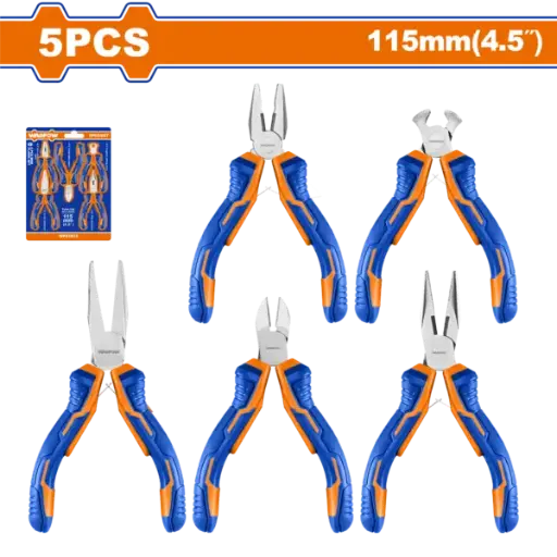 [WPS1615] Wadfow 5 Pcs Mini Pliers Set [WPS1615]