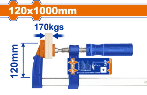 [WCP2125] Wadfow F Clamp With Plastic Handle [WCP2125]