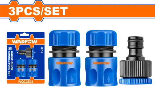 [WQC2E33] Wadfow 3 Pcs Hose Quick Connectors Set [WQC2E33]
