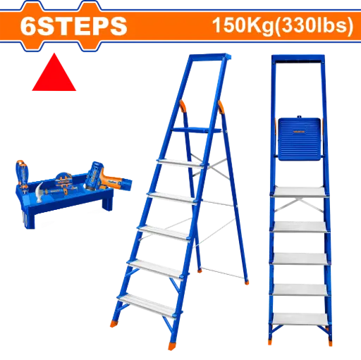 [WLD1H06] Wadfow Steel & Aluminium Household Ladder-WLD1H06 [WLD1H06]