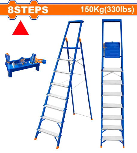 [WLD1H08] Wadfow Steel & Aluminium Household Ladder-WLD1H08 [WLD1H08]