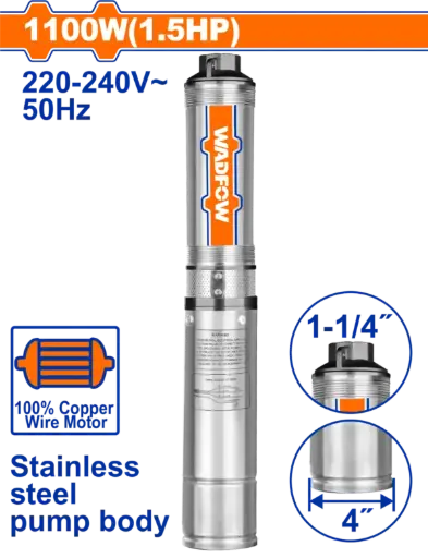 [WWPDA04] Wadfow 4" Deep Well Pump [WWPDA04]