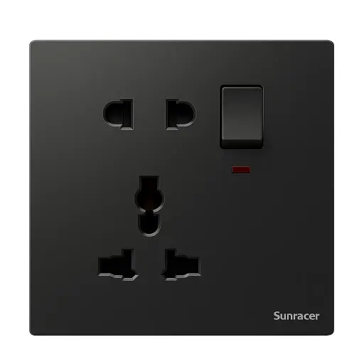 [MPR049] Sunracer 1 Gang 5 Pin Universal Switched Socket With Indicator