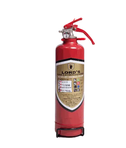 [FIR-07060] Lords 90% Dry Powder Fire Extinguisher 1Kg ( EN3-BSI EN615 Approved ISO 9001 Certified )