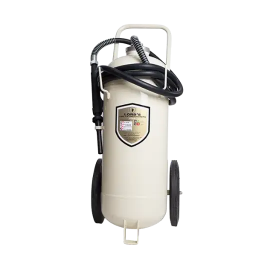 [FIR-07070] Lords Foam Trolley Fire Extinguisher 50Ltr UL 162 FM 5130 Fomtec BSI Approved (ISO 9001 Certified )