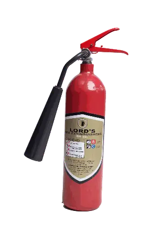 [FIR-07074] Lords Co2 Fire Extinguisher 2Kg ( EN3-BSI Approved ISO 9001 Certified )