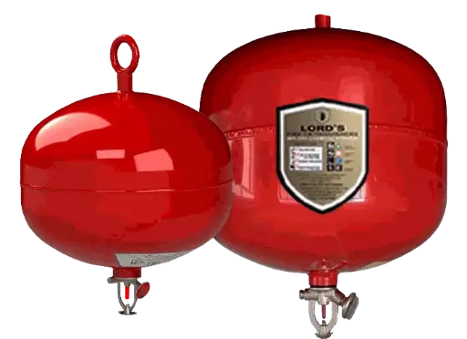 [FIR-07081] Lords 90% Dry Powder Automatic Fire Extinguisher 6Kg ( EN3-BSI EN615 Approved ISO 9001 Certified )