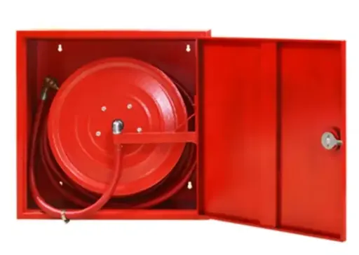 [FIR-07157] Synergy Single Cabinet C/W Hose-Reel Flush Mounted (Red)