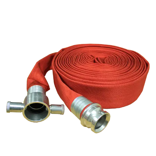 [FIR-07159] Zyfire Hydrant Hose Red Color Ul&Fm Approved Dj Wp28 Bar 2.5"