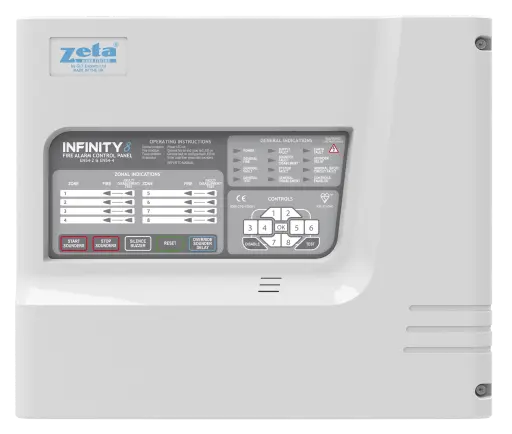 [MAI-09765] Conventional Fire Alarm Control Panel, Zeta Infinty 8, 4 Zonez, [MAI-09765]
