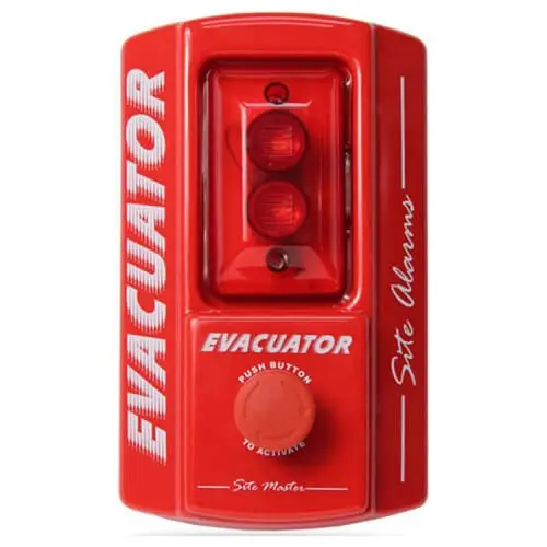 [42-230 FMCEVASMPB] Evacuator Site Master Push Button 110Db Fmcevasmpb